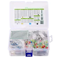 DIY Electronic Components Kit Assortment Resistors 1818PCS LED Triode Capacitors Diodes PCB Potentiometer Variable Resistanc - Image 2