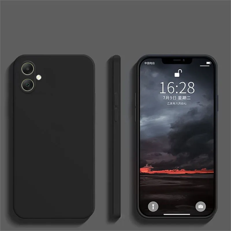 Sleek Liquid Silicone Rubber Phone Protector Case - Plain Design