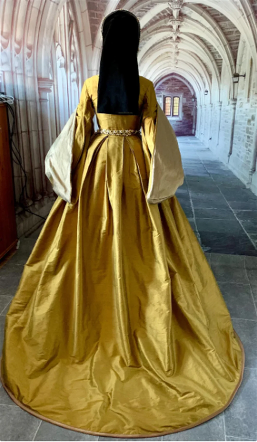 Willyacos Tudor French Hood Anne Boleyn Costume Togo - View #10