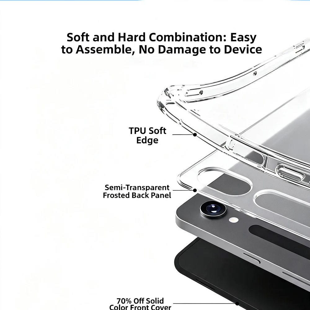 Universal Tri-fold Tablet Protective Smart Cover Case