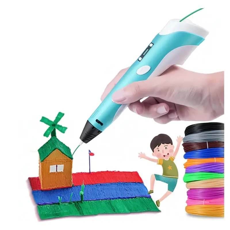 3D Printing Pen DIY Three-dimensional Painting Children Toys Fun Camouflage With LCD Screen Compatible PLA Filament Toys Gift 3d printing pen 3d printing pen filament