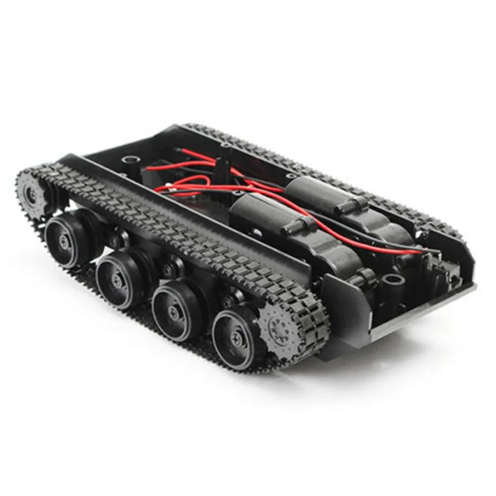 Smart Robot Tank Light Damping balance Tank Robot Chassis Platform for Arduino 130 Motor 1PC diy robot toys for children remote control tank
