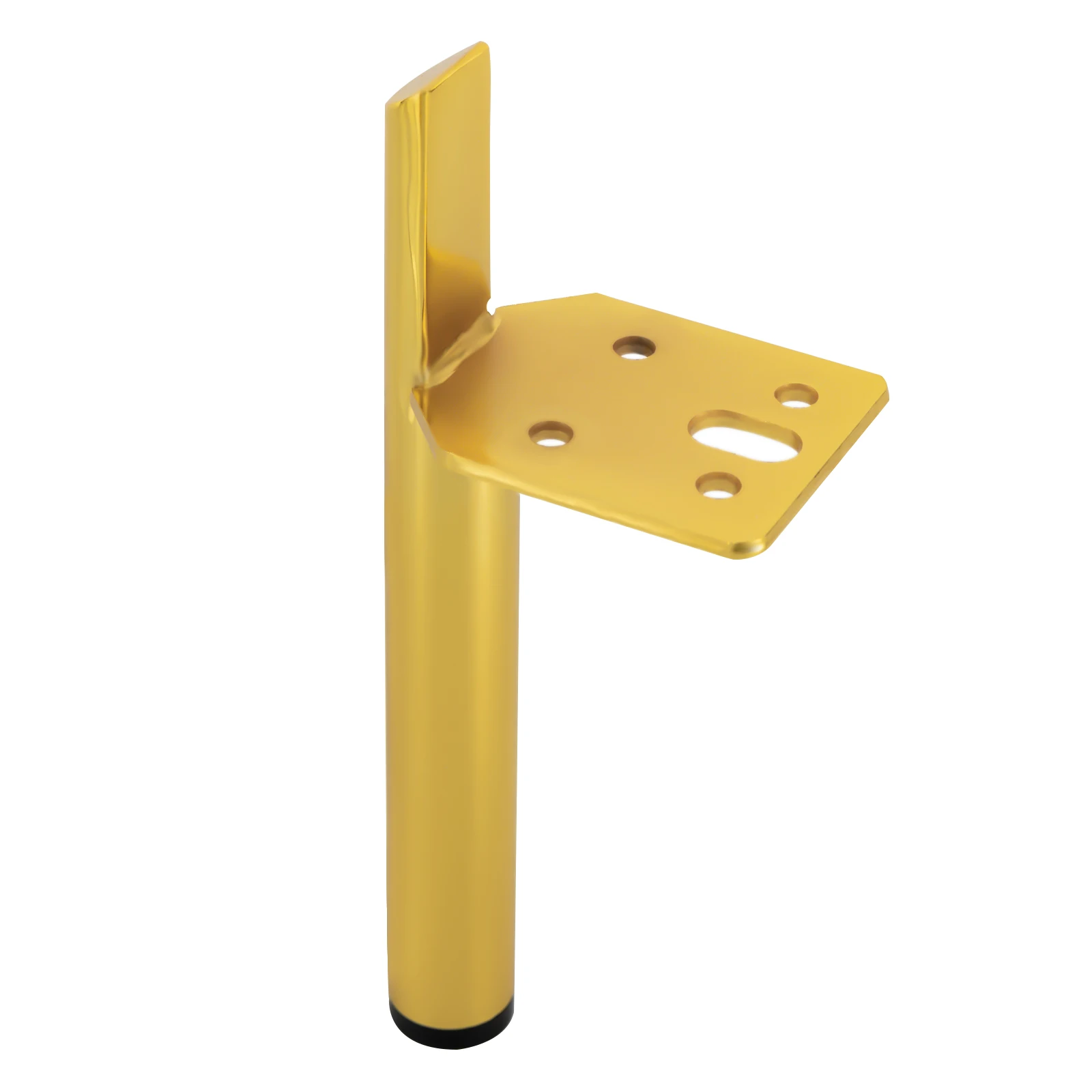 4er-Pack gold-/schwarze Möbelbeine aus Metall, 5,9 Zoll Möbelstützbein, 300 kg Tragfähigkeit, jeweils einfache Installation mit vorgebohrten Löchern – Detail 18