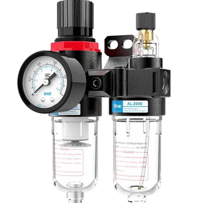 

Резьбовое масло AFC2000 BFC2000 BFC3000 BFC4000 1/4 дюйма, чтобы уменьшить регулятор давления клапана