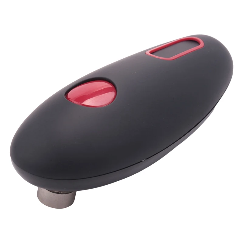 Farberware Black and Red Hands-Free Battery-Operated Can Opener