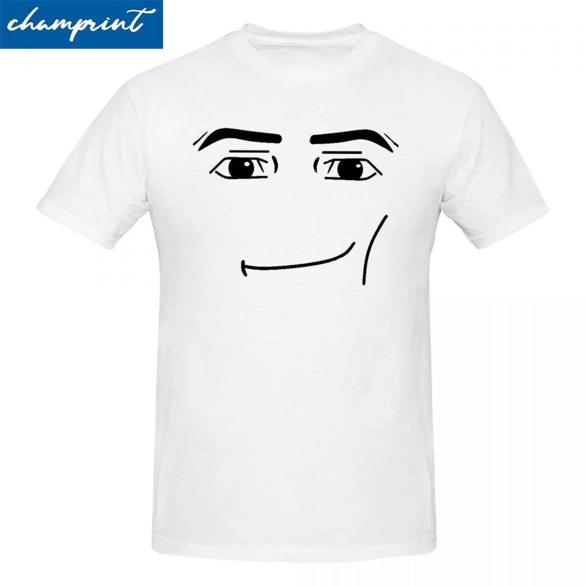 Men Women Anime Robot Robloxs Face T Shirt Cotton Clothes Unique Short Sleeve Round Collar Tees Gift Idea T-Shirts