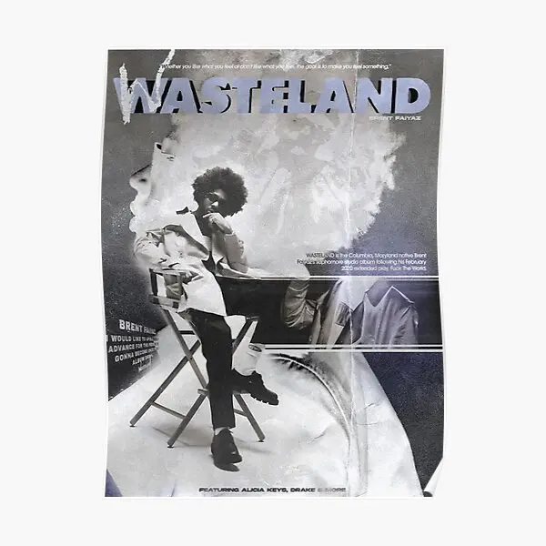 

Плакат с изображением Брента Faiyaz Wasteland, картина для украшения дома, фотография, комната, смешная, винтажная, Художественная печать, современная, без рамки