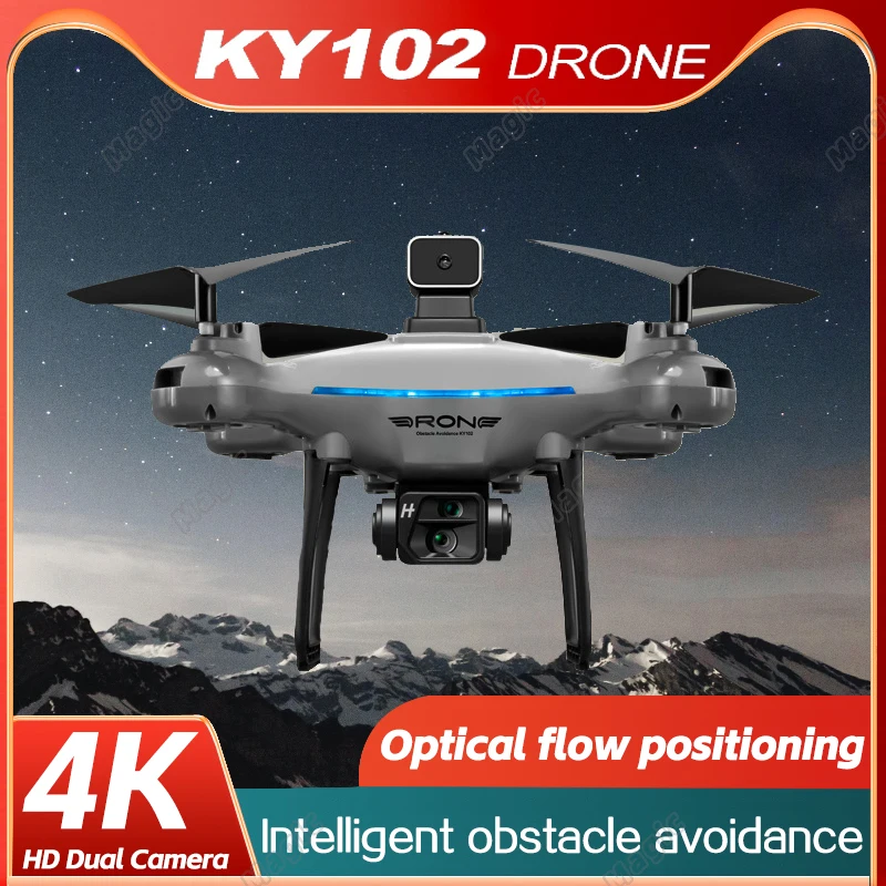 KY102 전문 듀얼 카메라 항공 사진, 360 도 장애물 회피, 4 축 리모컨 항공기, 8KHD, 신제품