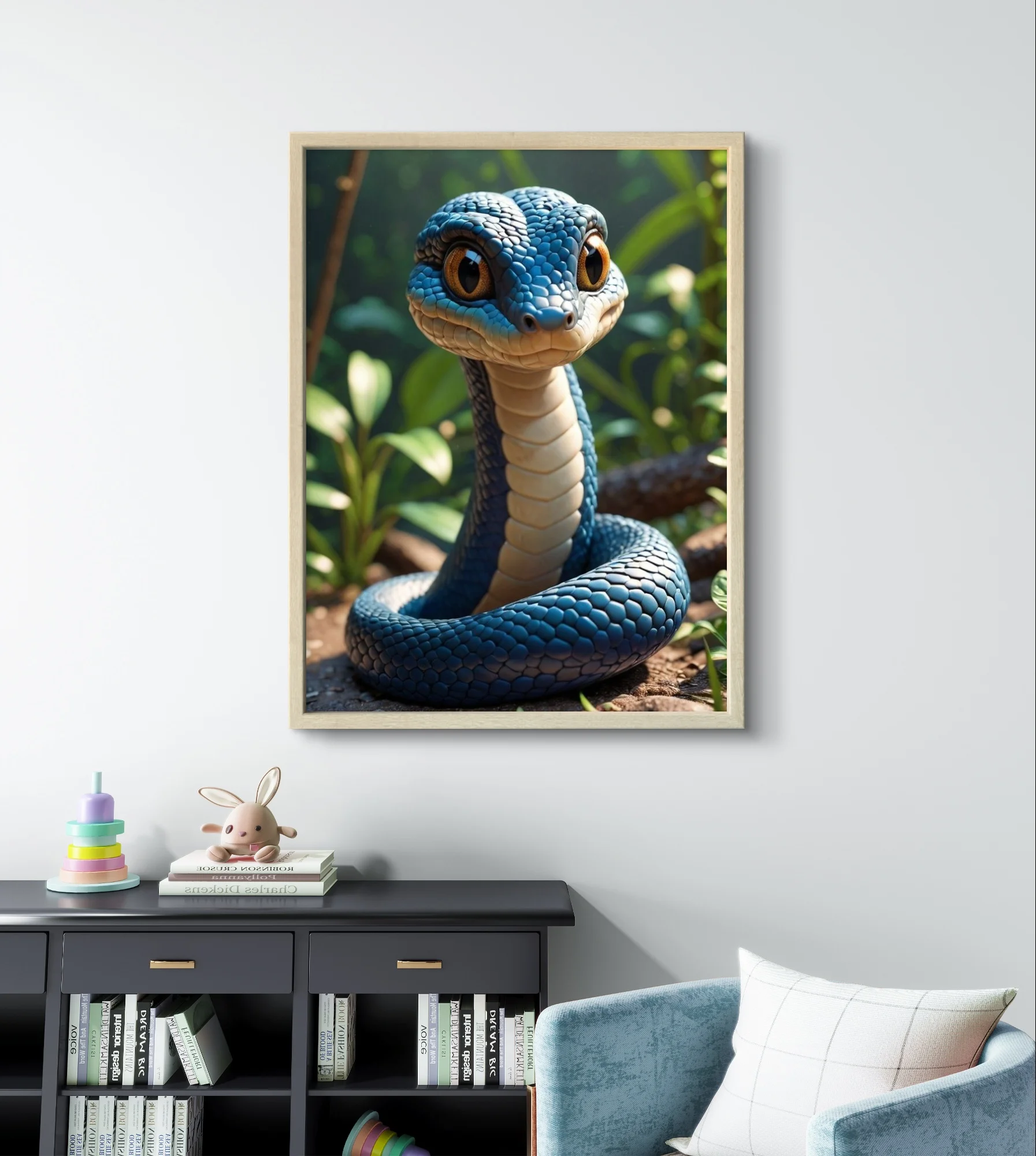 Viper Cobra DIY 5D Diamond Painting Snake Pattern Diamond Embroidery Mosaic Oil Painting Handicraft Home Decor