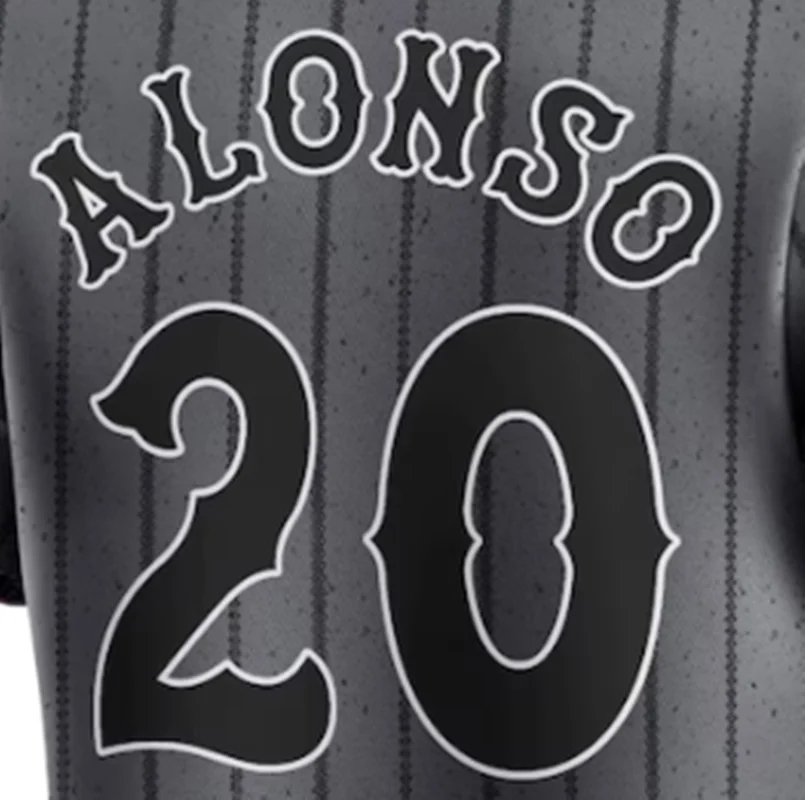 thumbnail image 1 of Camisetas de béisbol de la famosa marca de Nueva York con bordados para hombres, mujeres y jóvenes, personalizadas #12 LINDOR #18 STRAWBERRY #48 deGROM 39 DIAZ, 1 of 5