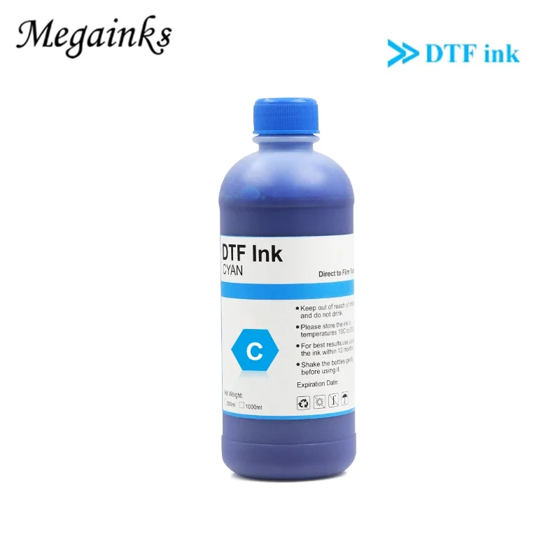 500ML*6PCS DTF INK & 500ML clean DTF Ink For Epson L1800 L800 L805 I3200 modified printer Direct Transfer Film PET Film