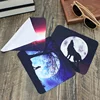 4Pcs/Lot Cartoon Interstellar Planet Wolf Glasses Cloth 17*14CM  Eyeglasses Microfiber Clean Cloth for Lens Phone Screen Clean 4