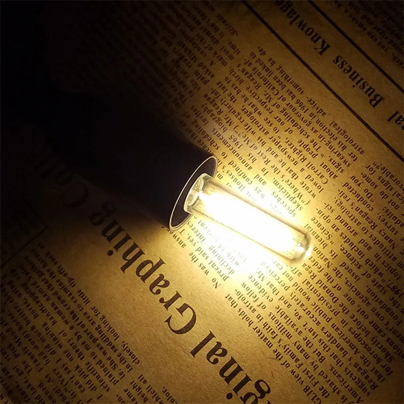 20X 조절식 Led 냉장고 전구 1W 4W 전구 110V 130V 220V E14 E12 3000K 냉난방 흰색 필라멘트 너트