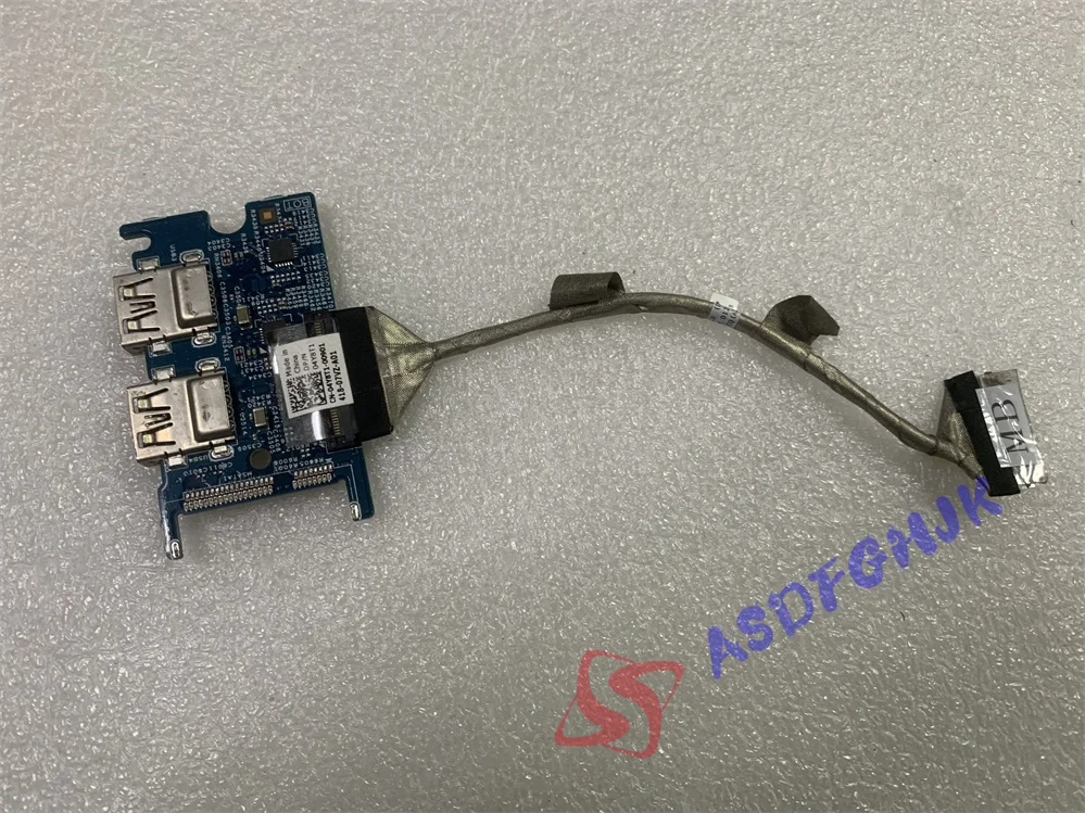 

Used free shipping FOR Dell Inspiron 15-7537 15.6" Genuine Laptop Dual USB Port Board w/Cable 53HW4 100% Perfect work