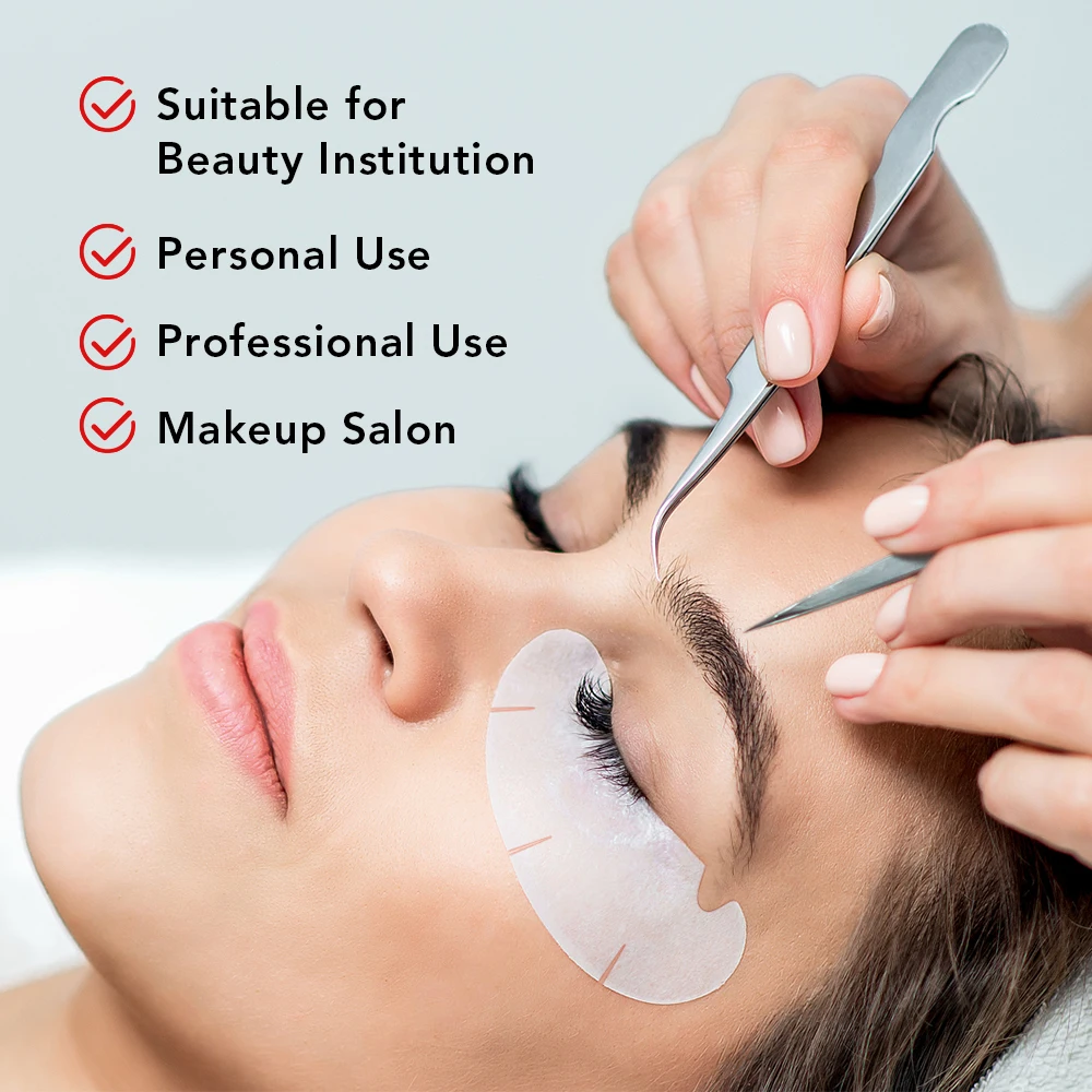 50 Pairs Hydrogel Eye Patches Eyelash Extension Patch For False Eyelashes U Shaped Eye Gel Pads Under Eyelash Pad Makeup Tools