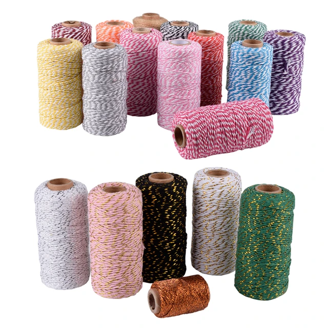 Bakers Twine String Crafts  Cotton Twine String Cord Rope - 12