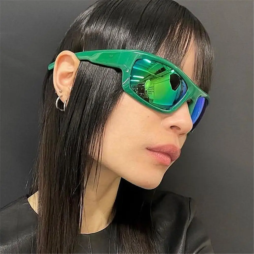 

Eyewear Cycling Steampunk Women Sun Glasses Punk Goggles Men's Shades Y2K Sunglasses