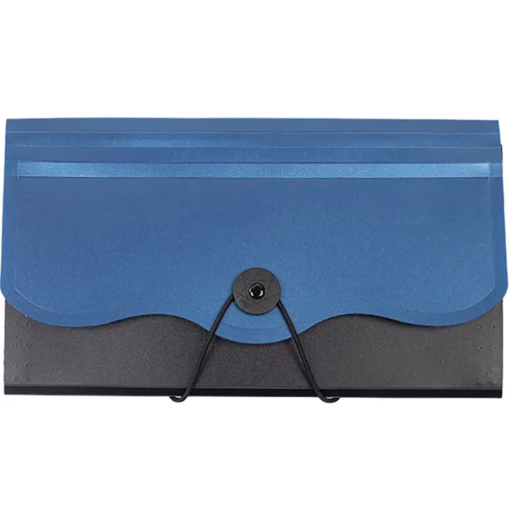 경량 확장형 파일 폴더 가방, 대용량 문서 정리함 (종이, 영수증, 쿠폰, 티켓, 데스크탑 파일용)