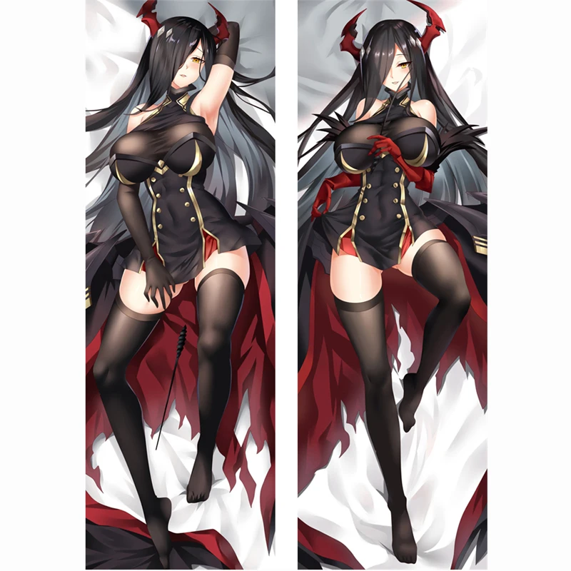 

Azur Lane Anime Game Pillow Case KMS Friedrich Waifu Dakimakura Sexy Girl Decorative Long Cover Home Bedding