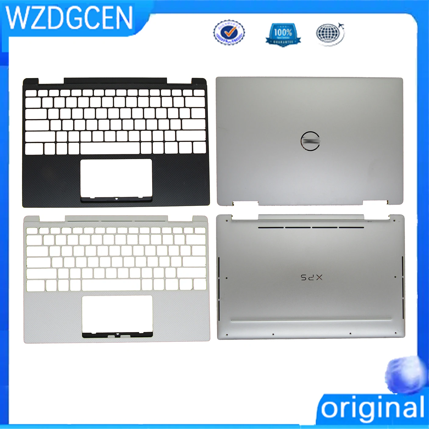 Guscio Usato Per Dell Xps 13 9310 2-In-1 Lcd Coperchio Posteriore Coperchio Superiore Poggiapolsi Guscio Inferiore Superiore