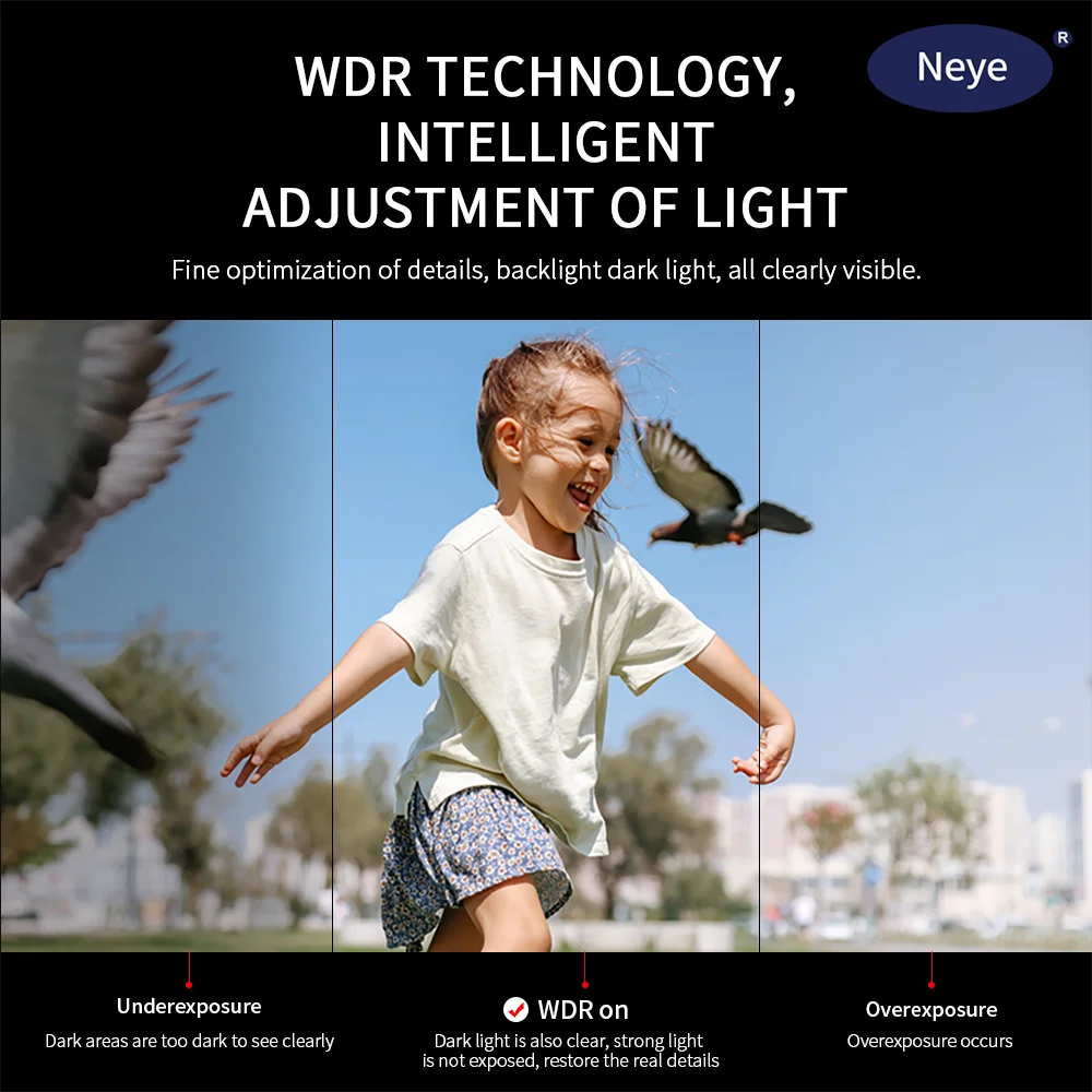 Neye3c 8MP 4K PTZ WiFi Security Camera Outdoor Dual Lens Dual Screen IP Camera AI Automatic Tracking Audio Camera 5
