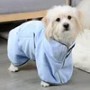 Dog Bathrobe Microfiber Quick Drying Bathrobe Bath Towels for Small Medium Large Dogs Cats Pet Clohtes Coat Dog Accessories 4
