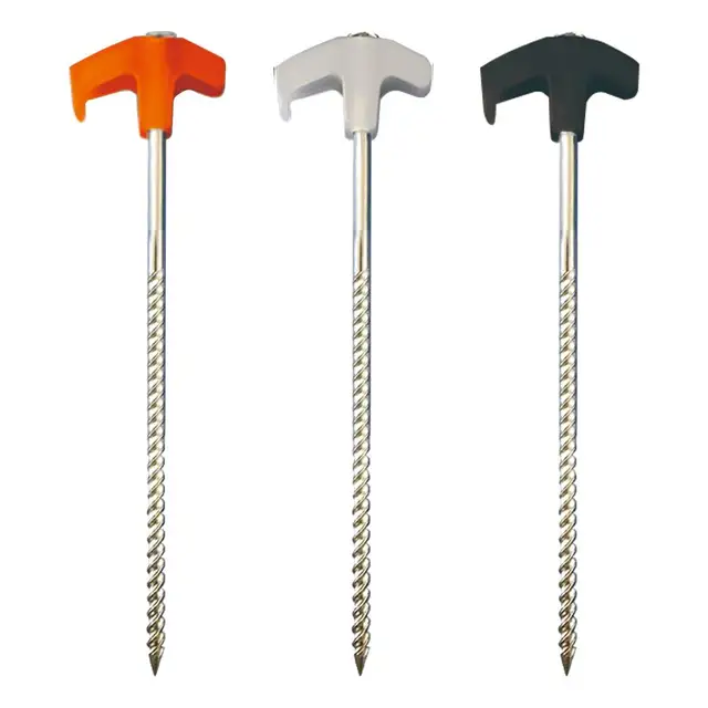 Tent Stakes Heavy Duty Screw In 8