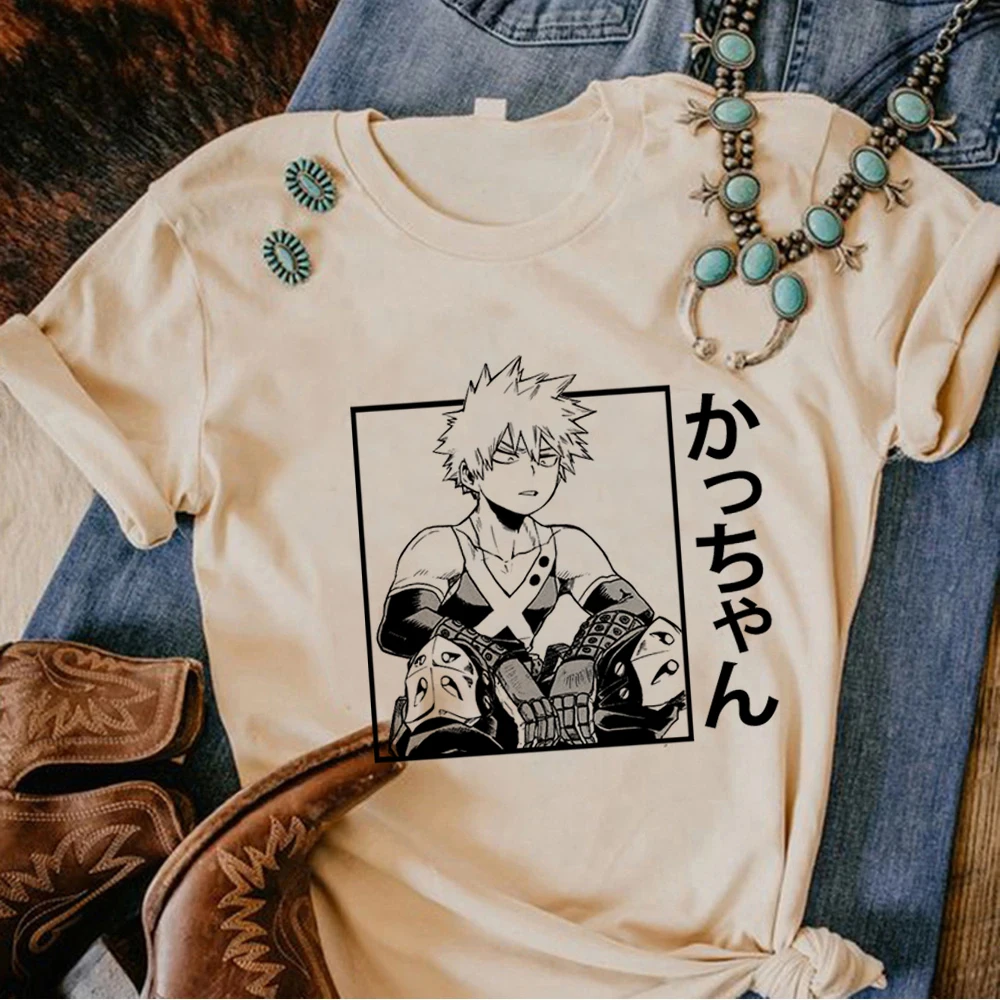 

Женский топ Bakugo в стиле Харадзюку, комиксная одежда для девушек