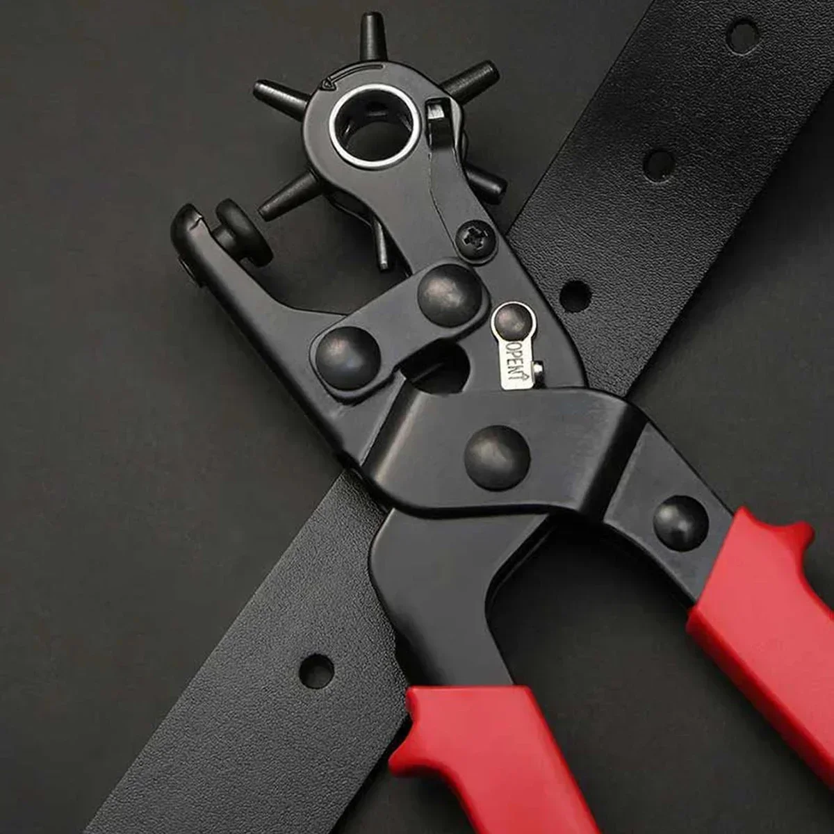 Mustang Tool Multifunctional Steel Puncher Belt Hole Puncher