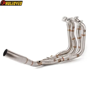 Motorcycle Exhaust Header for BMW M1000RR 2015-2016 Motorcycle Exhaust System Manifold Front Pipe Connect ID:61mm Exhaust Pot