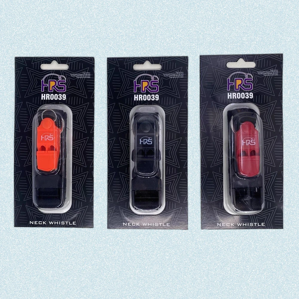 Referees Neck Whistle 130dB Convenient Lanyard Slim Profile Durable ABS Perfect Sound