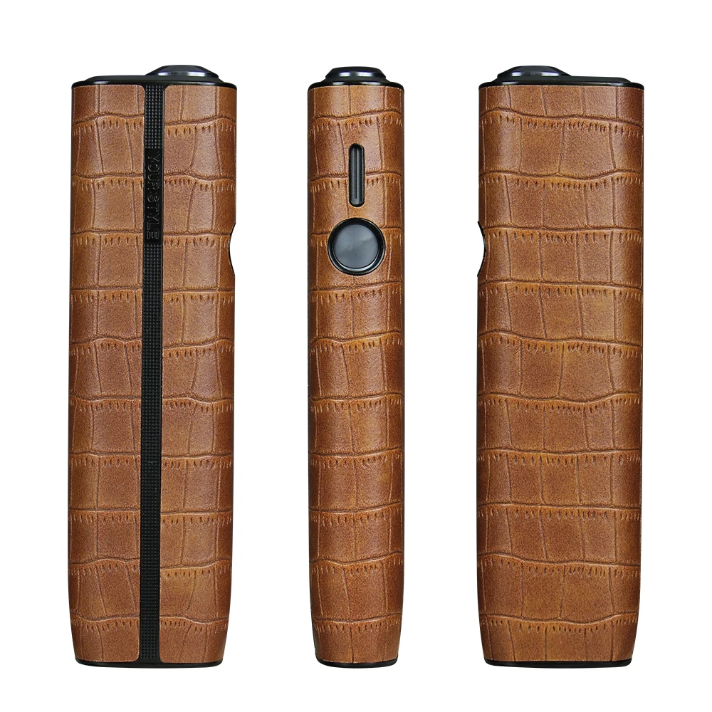 Custodia for iqos Scatola per sigarette case+for iqos (only For iluma one) cover in pelle custodia protettiva Heets e accessori per sigarette (Dark Leopard print