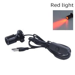 LED USB 5V 3W Rotatable Mini Spotlight for Cabinets and Showcases (X123 - Red)