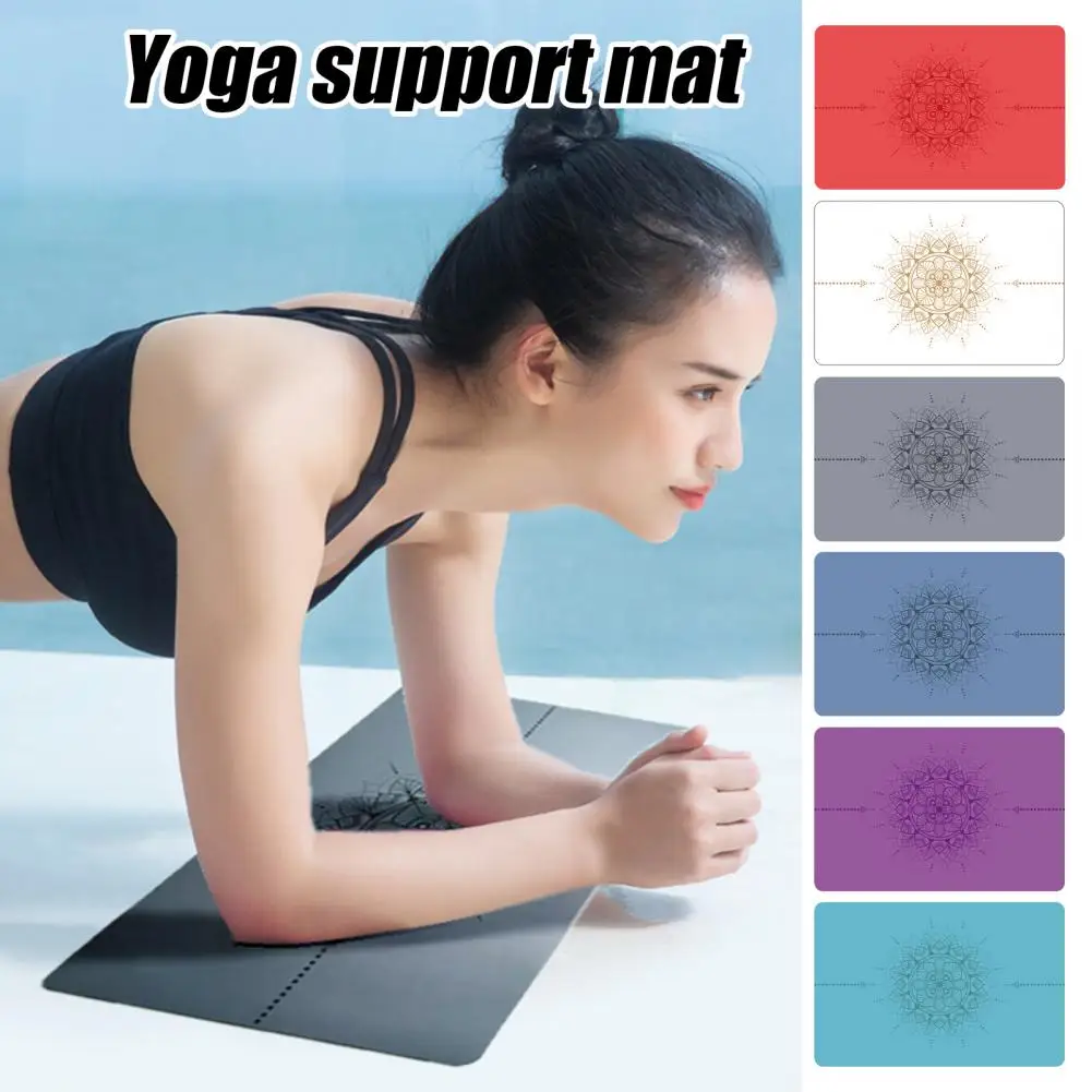 Rubber Yoga Mat Super Soft Thick Portable Mini Auxiliary Pad Anti-Slip Knee Cushion Mat Workout Mats for Home Pilates 요가