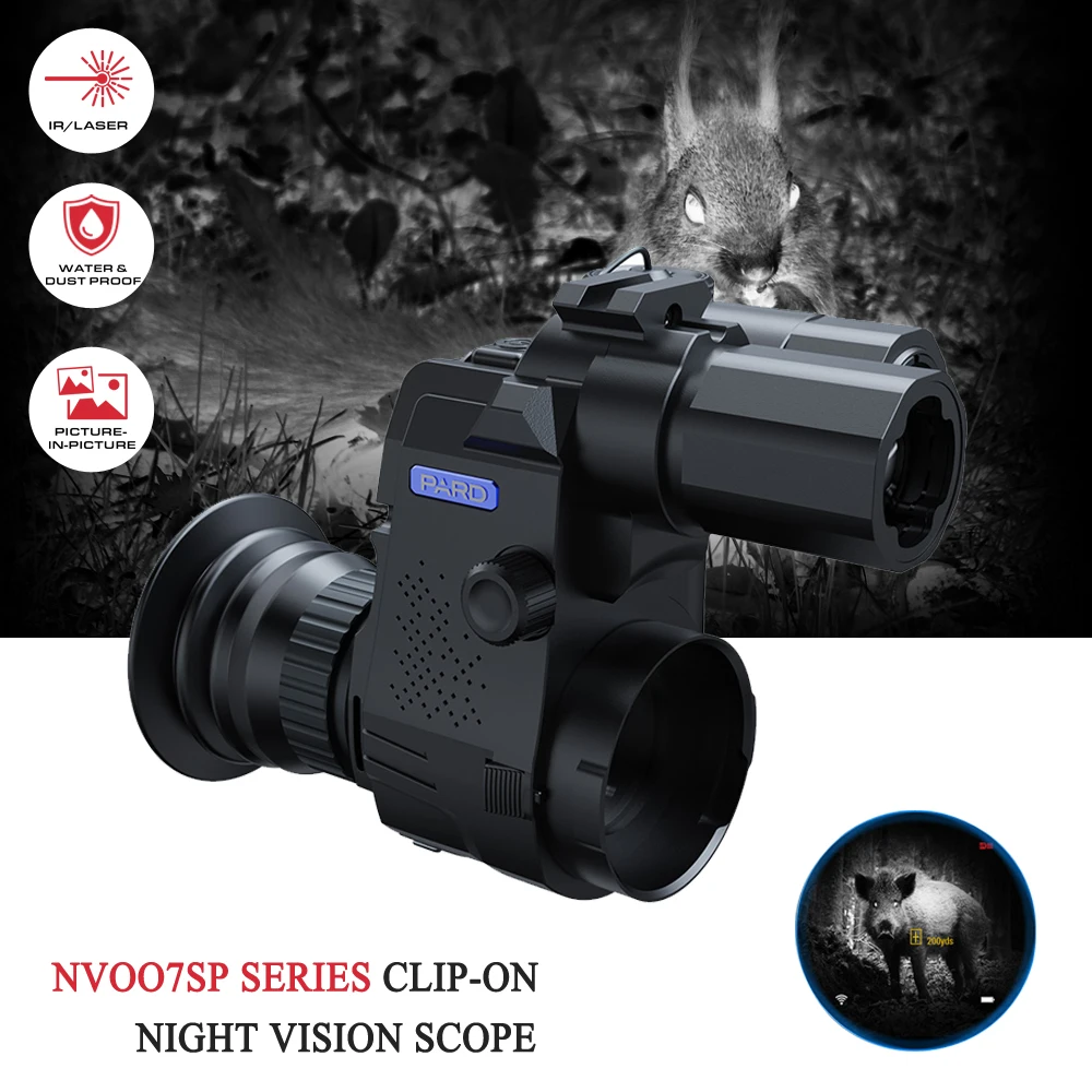 PARDNV007SPLRFClipOnNightVisionScopeAttachmentMonocular