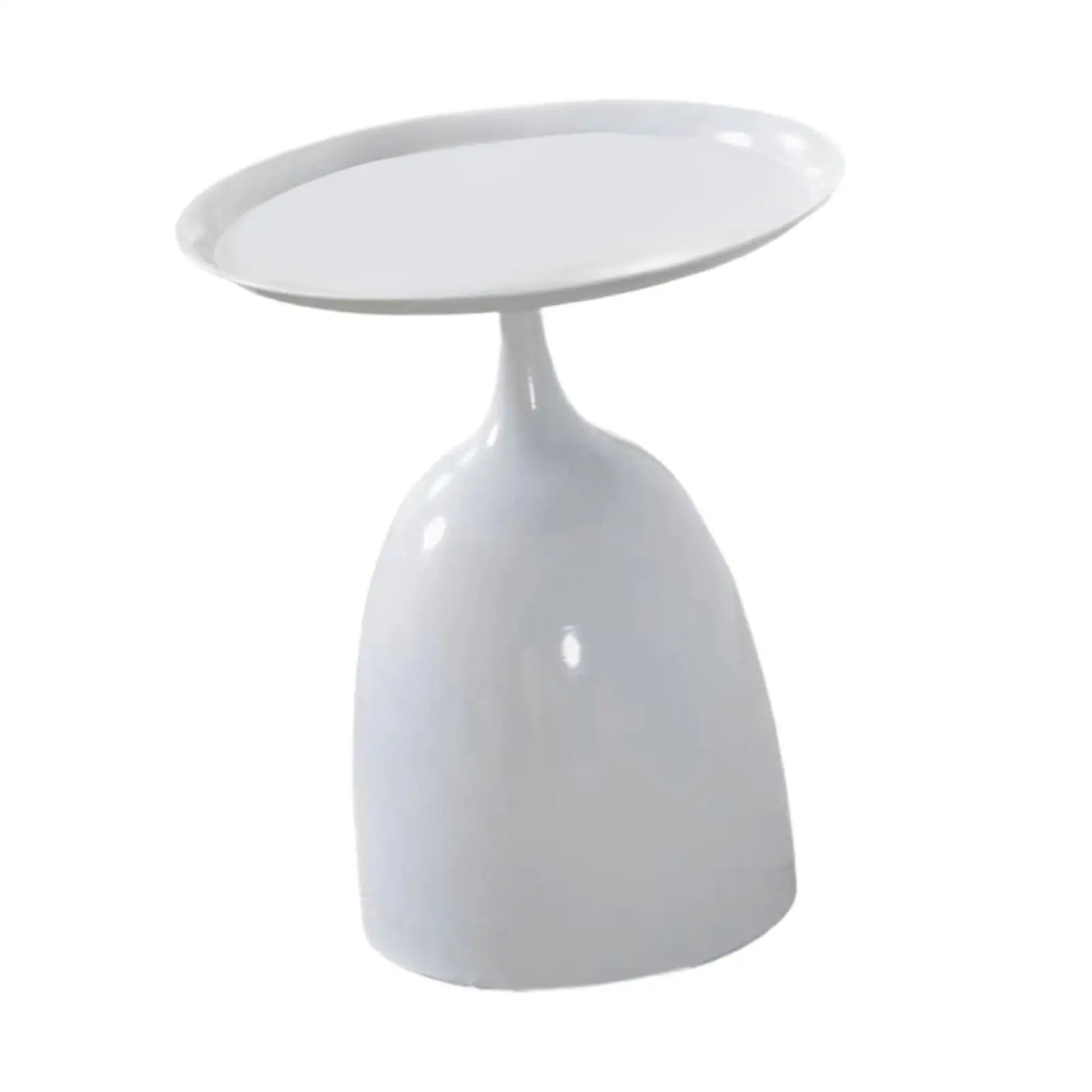 Round End Side Table Plant Stand Decoration Iron Art Base Furniture Modern Coffee Table for Bathroom Indoor Balcony Patio Office