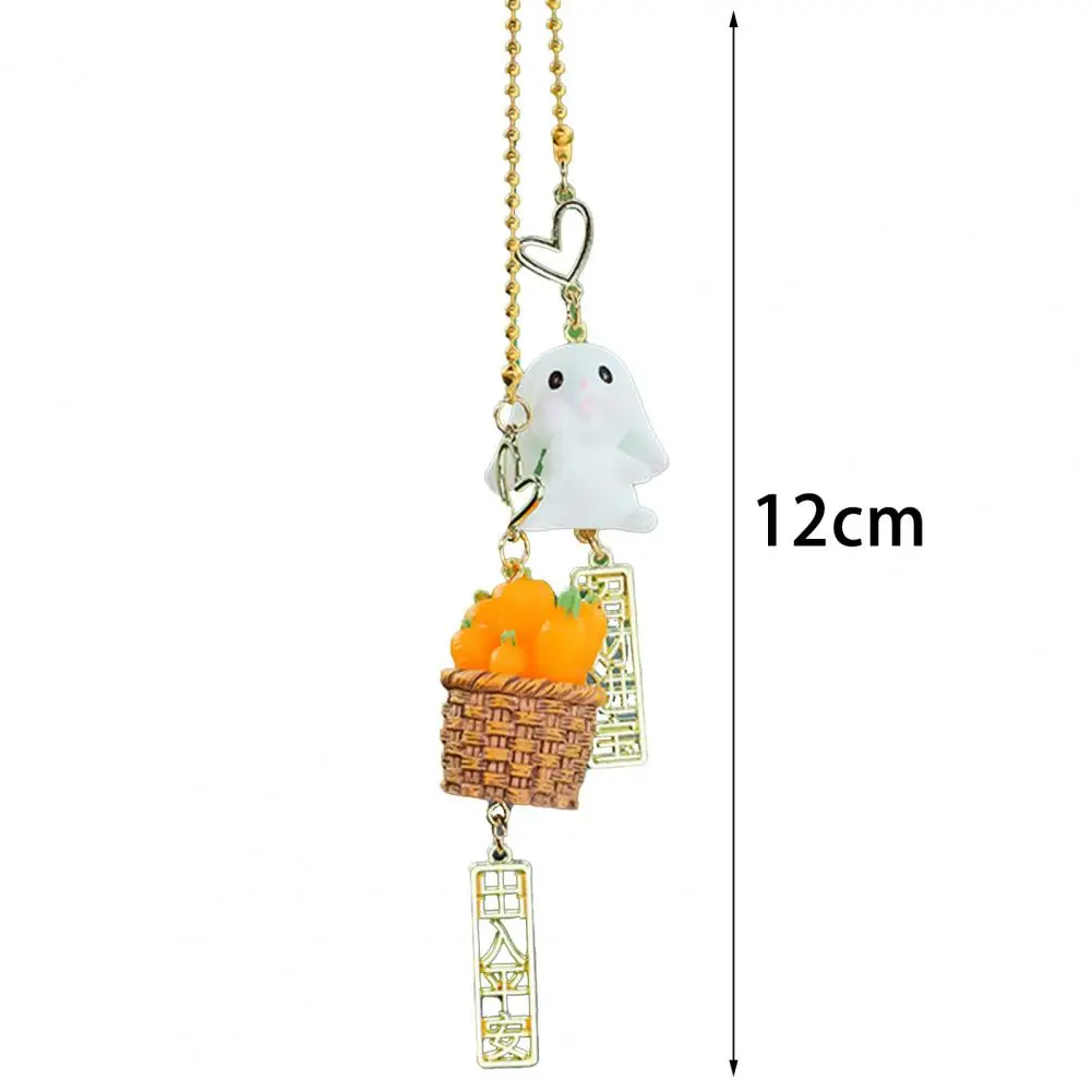 

Non-fading Car Pendant Eye-catching Rearview Mirror Rabbit Pendant Cute Car Rearview Rabbit Pendant Decor Home Supplies