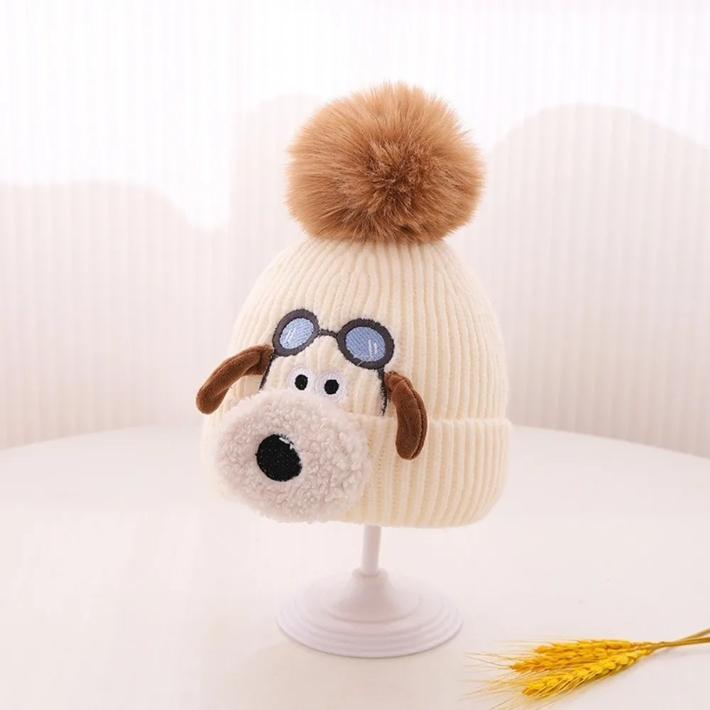 Polyester Kids Ear Protection Beanie Hat