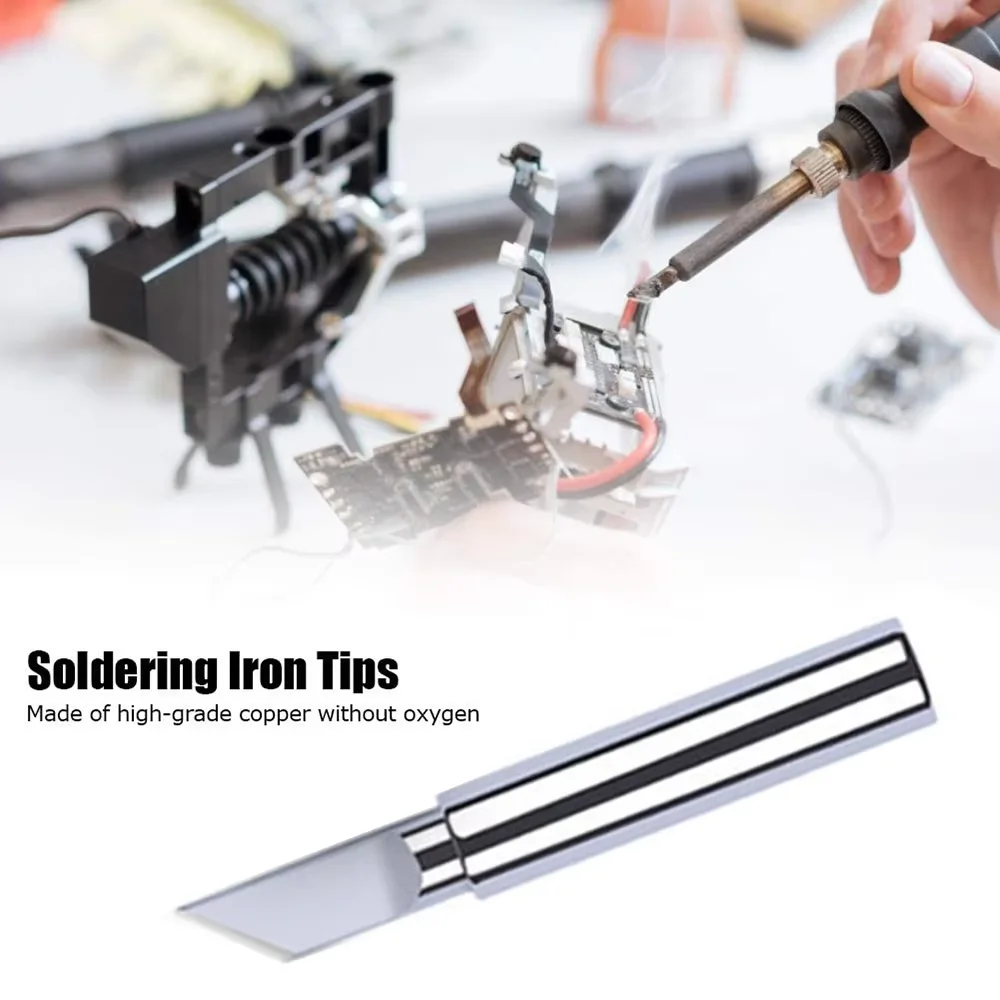 Soldering Iron Tips Soldering Iron Head Set DIY Electric Replacement Tip Repair 5PCS/10PCS