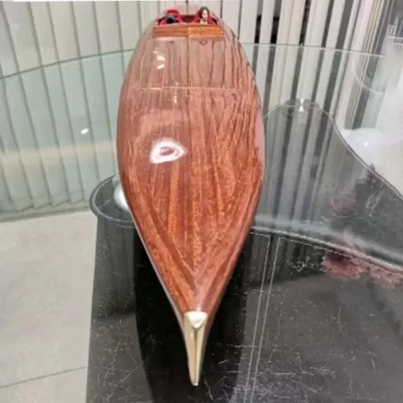 Wooden Ship Model Kit G5 900mm Handmade Wooden Boat Model Baby Bootlegger DIY Remote Control Ship Model  Speedboat Kit 3