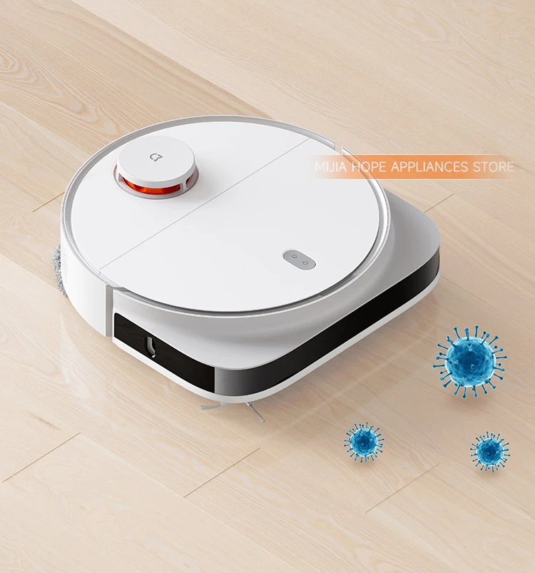 XIAOMI MIJIA Robot Vacuum Mop Pro Self Cleaning Home Sweeping 3000PA  Cyclone Suction Rotating Pressure Washing Mopping Smart