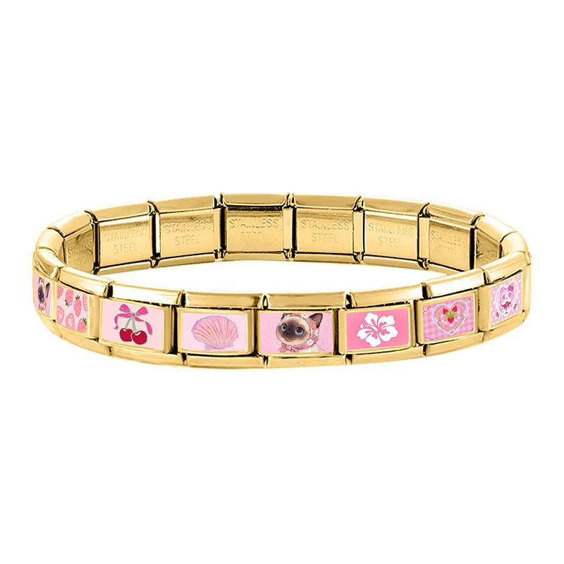 Y2K Italian charm link 9mm detail