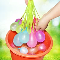 111pcs/bag Water Balloons Bunch Filled With Water Balloons Latex Balloon Toy Balloons Rapid Injection Summer Game Toy 1