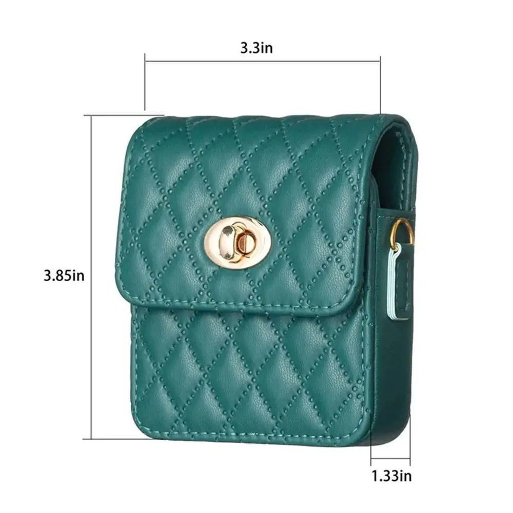 Elegant Leather Crossbody Mini Handbag and Phone Holder