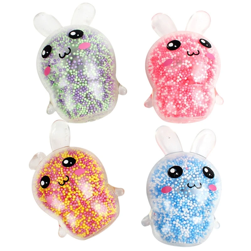 

Anti-Anxiety Rabbit Ball Pinch Toy Squeezable LED Toy for ADD OCD Therapy