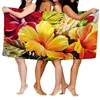 Home bath towels for the body towels bathroom quick drying microfiber beach towel Oil painting style man large sports towel 5