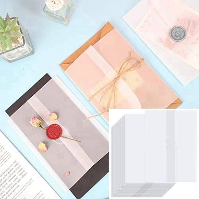 120Pcs Pre-Folded Vellum Paper Printable Vellum Jackets Translucent Vellum  Paper 5X7 Inch Vellum Paper Wraps - AliExpress