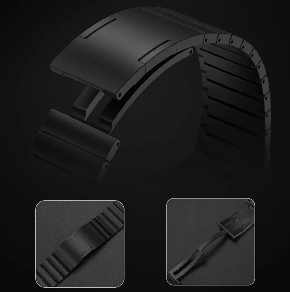 Premium Titanium 22mm Quick-Release Strap with Butterfly Buckle