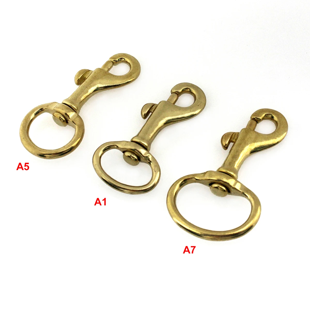 Solid Brass Trigger Swivel Eye Bolt Snap Hook 1piece, metal snap hook,snap hook
