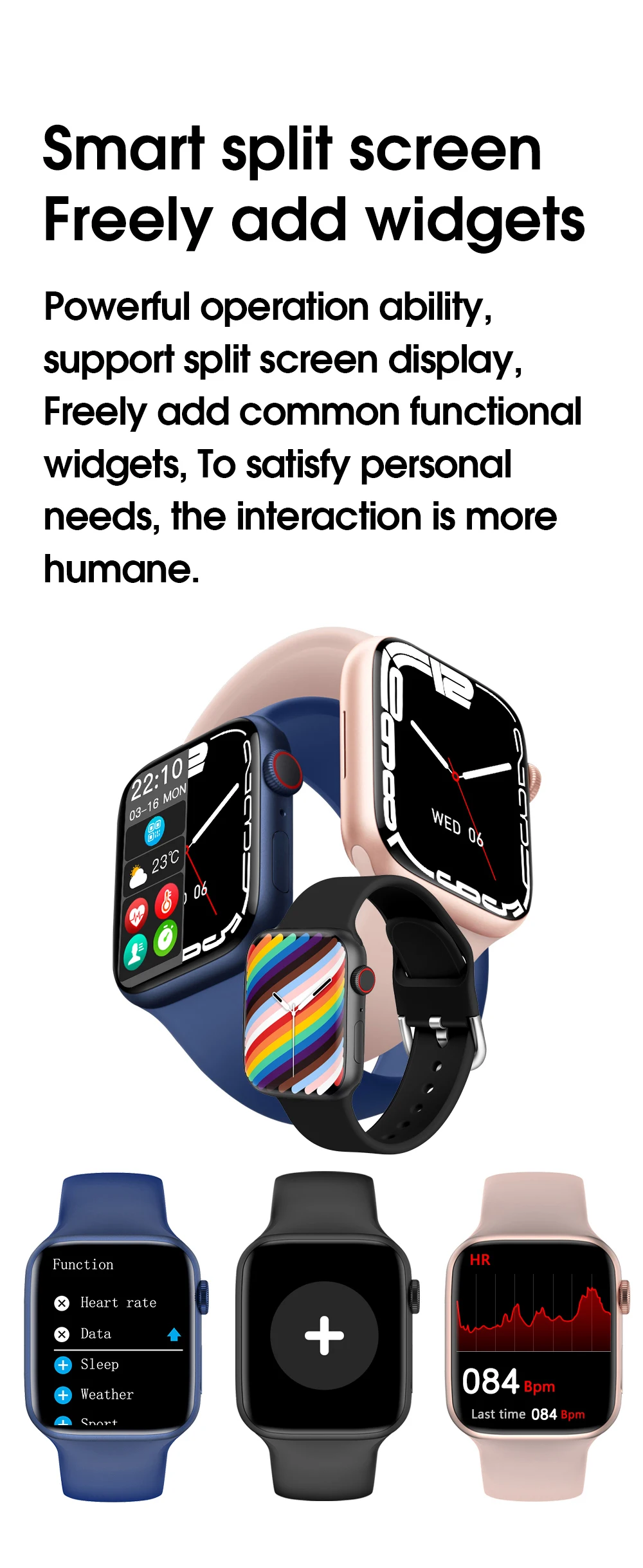 2022 IWO Series 7 Smart Watch W27 Bluetooth Call ECG Heart Rate Monitor Waterproof PK W26 W37 HW22 Smartwatch For Apple&Android